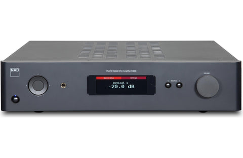 NAD C 368 Stereo integrated amplifier with built-in DAC and Bluetooth®