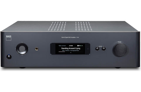 NAD C 399 BluOS-D Integrated amp with DAC, Bluetooth®, and pre-installed MDC2 BluOS-D module