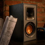 Klipsch R-41PM 2-Way Powered Bluetooth Bookshelf Speakers - Pair B-stock Black